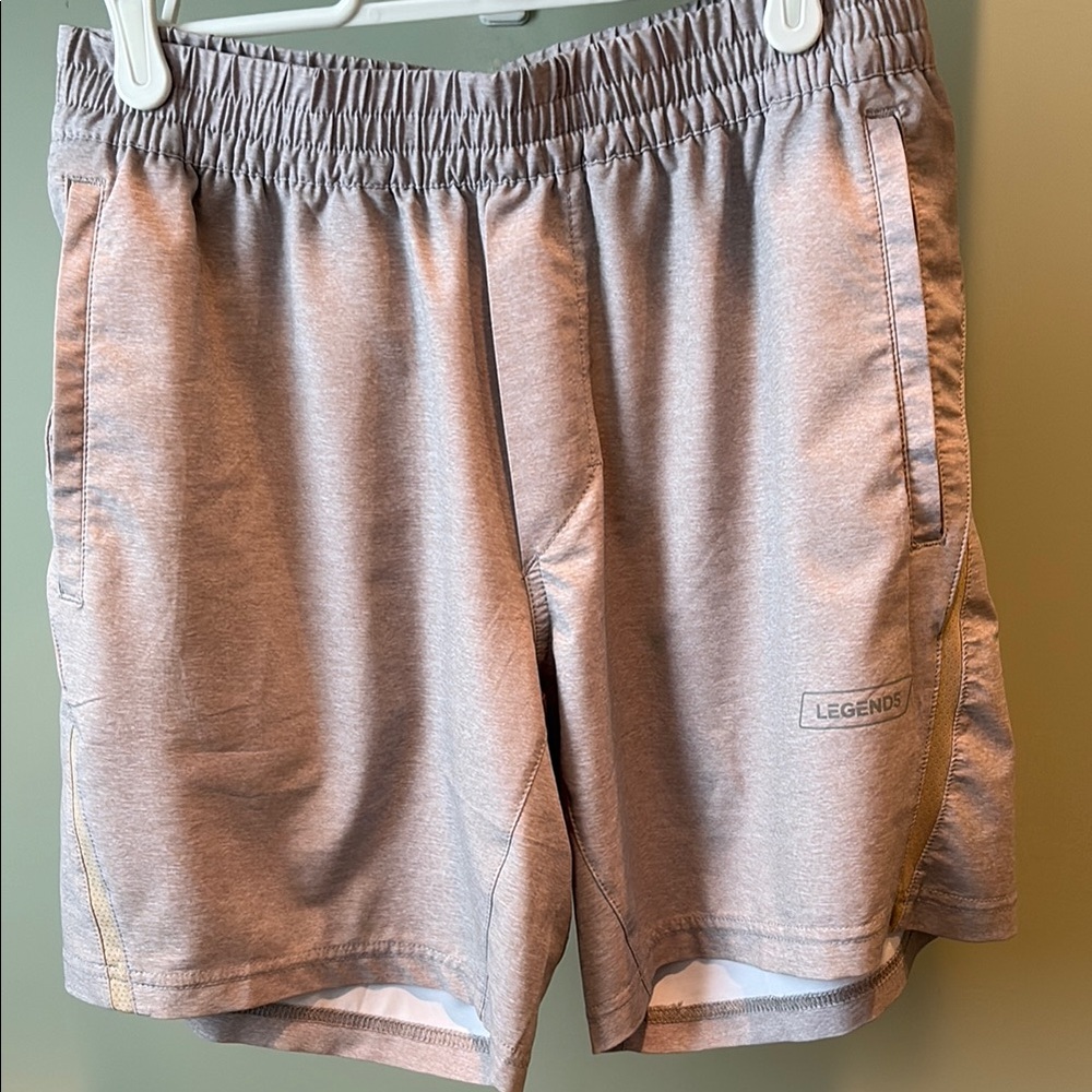 Legends Bishop Short, Small, 7”, River Rock Heather